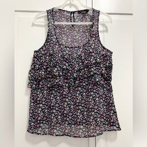 Express Women’s Ditsy Floral Print Sleeveless Top (XS)